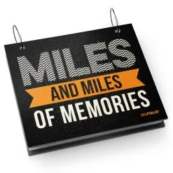 BibFOLIO® Race Bib Album - Miles Of Memories