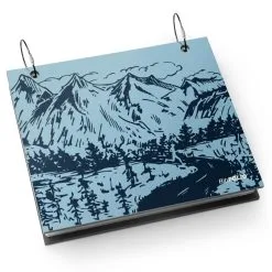 BibFOLIO® Race Bib Album - Mountain Sketch