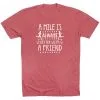 Running Short Sleeve T-Shirt - A Mile Is Always Better With A Friend
