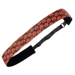 Athletic Juliband Non-Slip Headband - Jack O' Lanterns