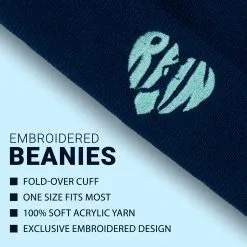 Running Embroidered Beanie - Love The Run -goneforarun Sales 2023 tr 45374 DETAILS