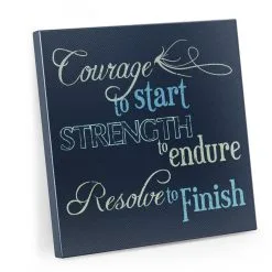 Motivational Canvas Wall Art - Courage To Start