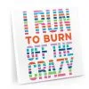Running Canvas Wall Art - I Run To Burn Off The Crazy -goneforarun Sales 2023 tr 45382 MAIN