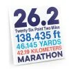Running Canvas Wall Art - Math Miles 26.2 -goneforarun Sales 2023 tr 45384 MAIN