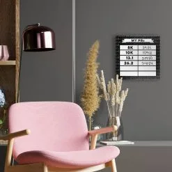 Running Canvas Wall Art - My PRs - Dry Erase -goneforarun Sales 2023 tr 45385 LIFESTYLE 1