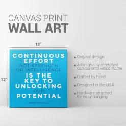 Motivational Canvas Wall Art - Continuous Effort 9 Motivational Canvas Wall Art - Continuous Effort -goneforarun Sales 2023 tr 45392 DETAILS