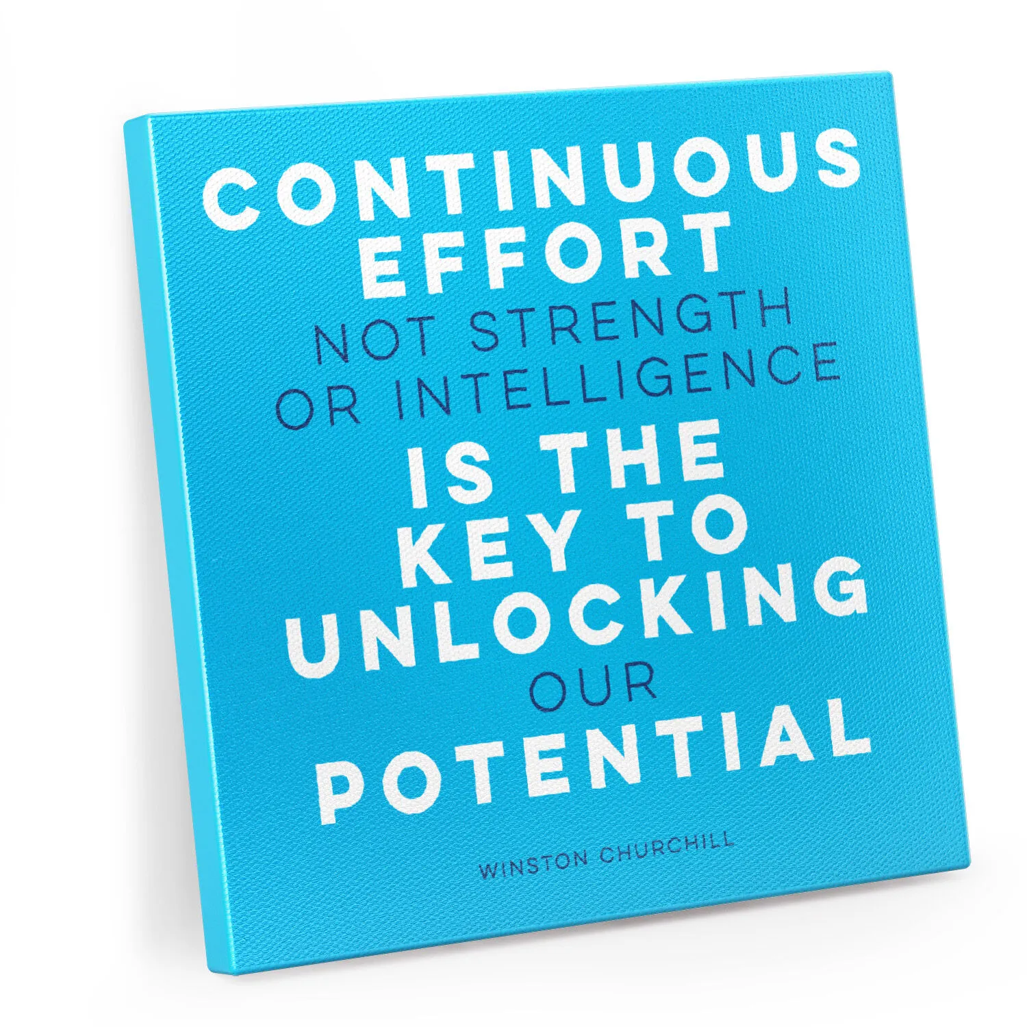 Motivational Canvas Wall Art - Continuous Effort 3 Motivational Canvas Wall Art - Continuous Effort