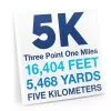 Running Canvas Wall Art - Math Miles 5K -goneforarun Sales 2023 tr 45393 MAIN