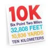 Running Canvas Wall Art - Math Miles 10K -goneforarun Sales 2023 tr 45394 MAIN