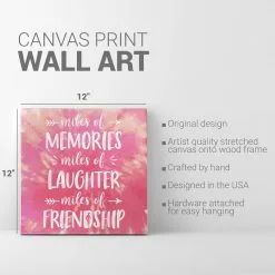Running Canvas Wall Art - Miles Of Friendship -goneforarun Sales 2023 tr 45395 DETAILS