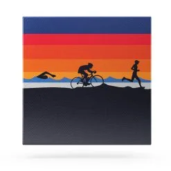 Triathlon Canvas Wall Art - Triathlete 8 Triathlon Canvas Wall Art - Triathlete -goneforarun Sales 2023 tr 45398 FRONT