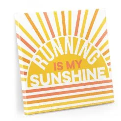Running Canvas Wall Art - Running Is My Sunshine