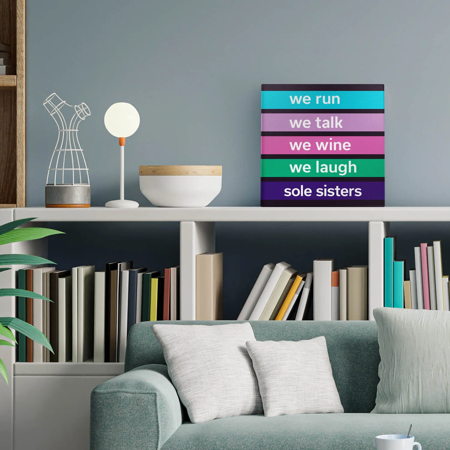 Running Canvas Wall Art - Sole Sister Mantra 7 Running Canvas Wall Art - Sole Sister Mantra - Image 5