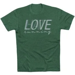 Running Short Sleeve T-Shirt - Love To Hate Running 17 Running Short Sleeve T-Shirt - Love To Hate Running -goneforarun Sales 2023 tr 45410 FORESTGREEN FLAT