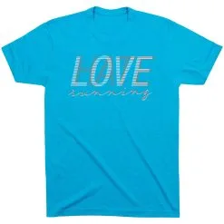 Running Short Sleeve T-Shirt - Love To Hate Running 21 Running Short Sleeve T-Shirt - Love To Hate Running -goneforarun Sales 2023 tr 45410 TURQUOISE FLAT
