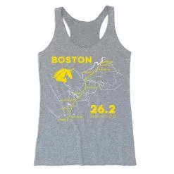 Women's Everyday Tank Top - Boston Route -goneforarun Sales 2023 tr 45423 GRAY MAIN