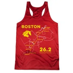 Women's Racerback Performance Tank Top - Boston Route 21 Women's Racerback Performance Tank Top - Boston Route -goneforarun Sales 2023 tr 45424 RED MAIN