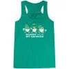 Flowy Racerback Tank Top - Runnin' With My Gnomies® - Lucky -goneforarun Sales 2023 tr 45439 GREEN MAIN