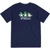 Men's Running Short Sleeve Performance Tee - Runnin' With My Gnomies® - Lucky -goneforarun Sales 2023 tr 45446 NAVY MAIN