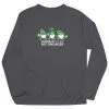 Men's Running Long Sleeve Performance Tee - Runnin' With My Gnomies® - Lucky -goneforarun Sales 2023 tr 45447 GRAPHITE MAIN