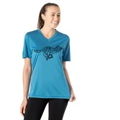 Women's Short Sleeve Tech Tee - Free Spirit -goneforarun Sales 2023 tr 45465 LIGHTBLUE MODEL