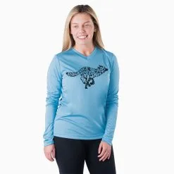 Women's Long Sleeve Tech Tee - Free Spirit -goneforarun Sales 2023 tr 45466 CAROLINA MODEL