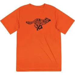 Men's Running Short Sleeve Performance Tee - Free Spirit -goneforarun Sales 2023 tr 45468 ORANGE MAIN