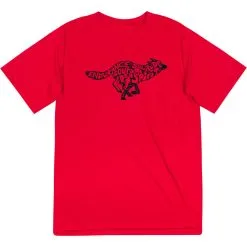 Men's Running Short Sleeve Performance Tee - Free Spirit -goneforarun Sales 2023 tr 45468 RED MAIN
