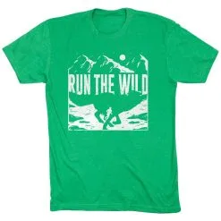 Running Short Sleeve T-Shirt - Run The Wild -goneforarun Sales 2023 tr 45494 GREEN FLAT