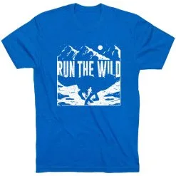 Running Short Sleeve T-Shirt - Run The Wild -goneforarun Sales 2023 tr 45494 ROYAL FLAT