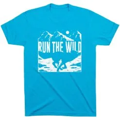 Running Short Sleeve T-Shirt - Run The Wild -goneforarun Sales 2023 tr 45494 TURQUOISE FLAT