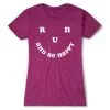 Women's Everyday Runners Tee - Run And Be Happy -goneforarun Sales 2023 tr 45504 LUSHBERRY FLAT