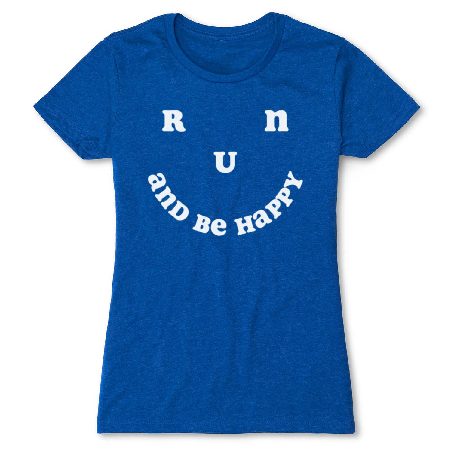 Women's Everyday Runners Tee - Run And Be Happy 11 Women's Everyday Runners Tee - Run And Be Happy - Image 9