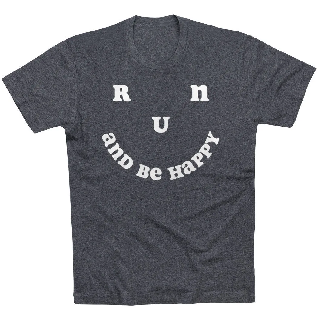 Running Short Sleeve T-Shirt - Run And Be Happy 8 Running Short Sleeve T-Shirt - Run And Be Happy - Image 6