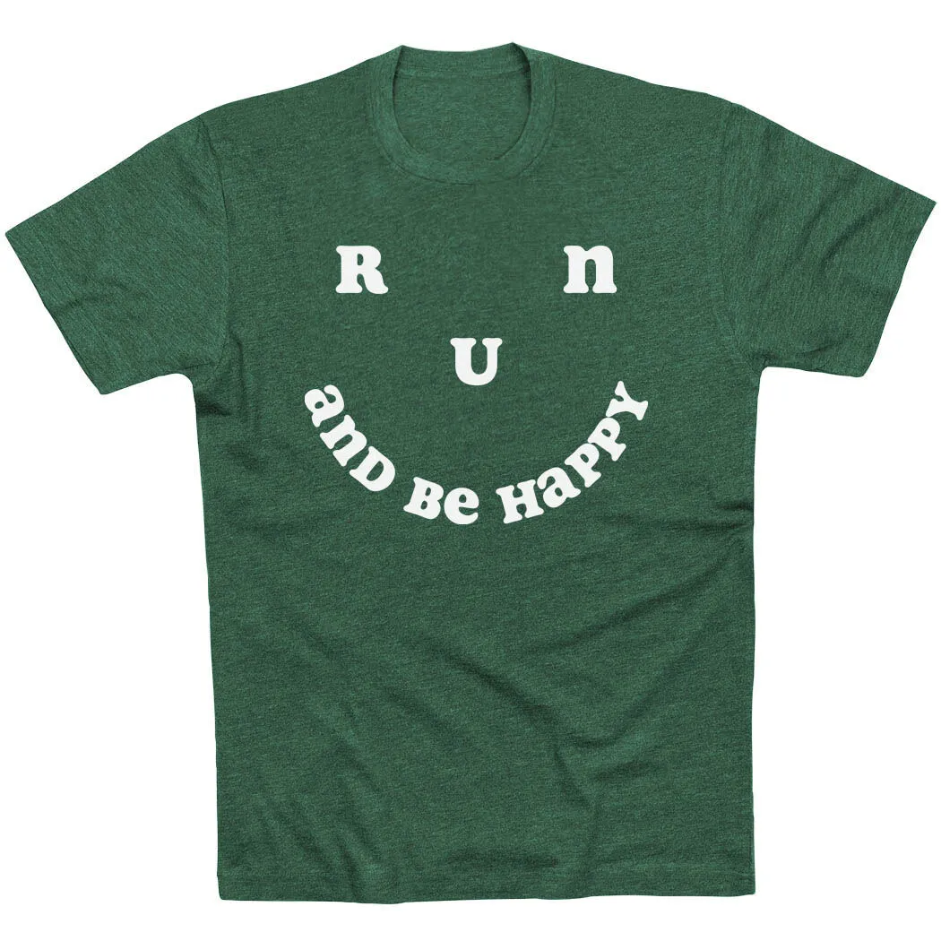 Running Short Sleeve T-Shirt - Run And Be Happy 9 Running Short Sleeve T-Shirt - Run And Be Happy - Image 7