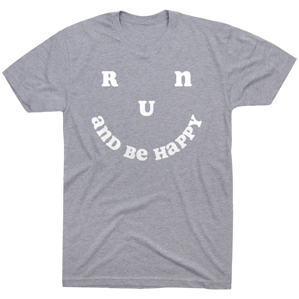 Running Short Sleeve T-Shirt - Run And Be Happy 10 Running Short Sleeve T-Shirt - Run And Be Happy - Image 8