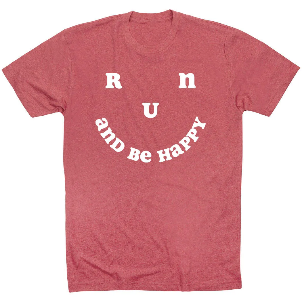 Running Short Sleeve T-Shirt - Run And Be Happy 12 Running Short Sleeve T-Shirt - Run And Be Happy - Image 10