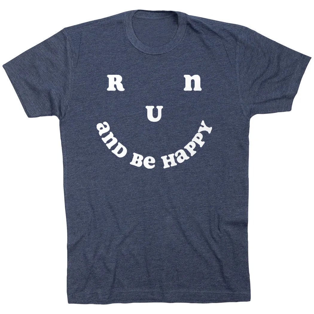 Running Short Sleeve T-Shirt - Run And Be Happy 13 Running Short Sleeve T-Shirt - Run And Be Happy - Image 11