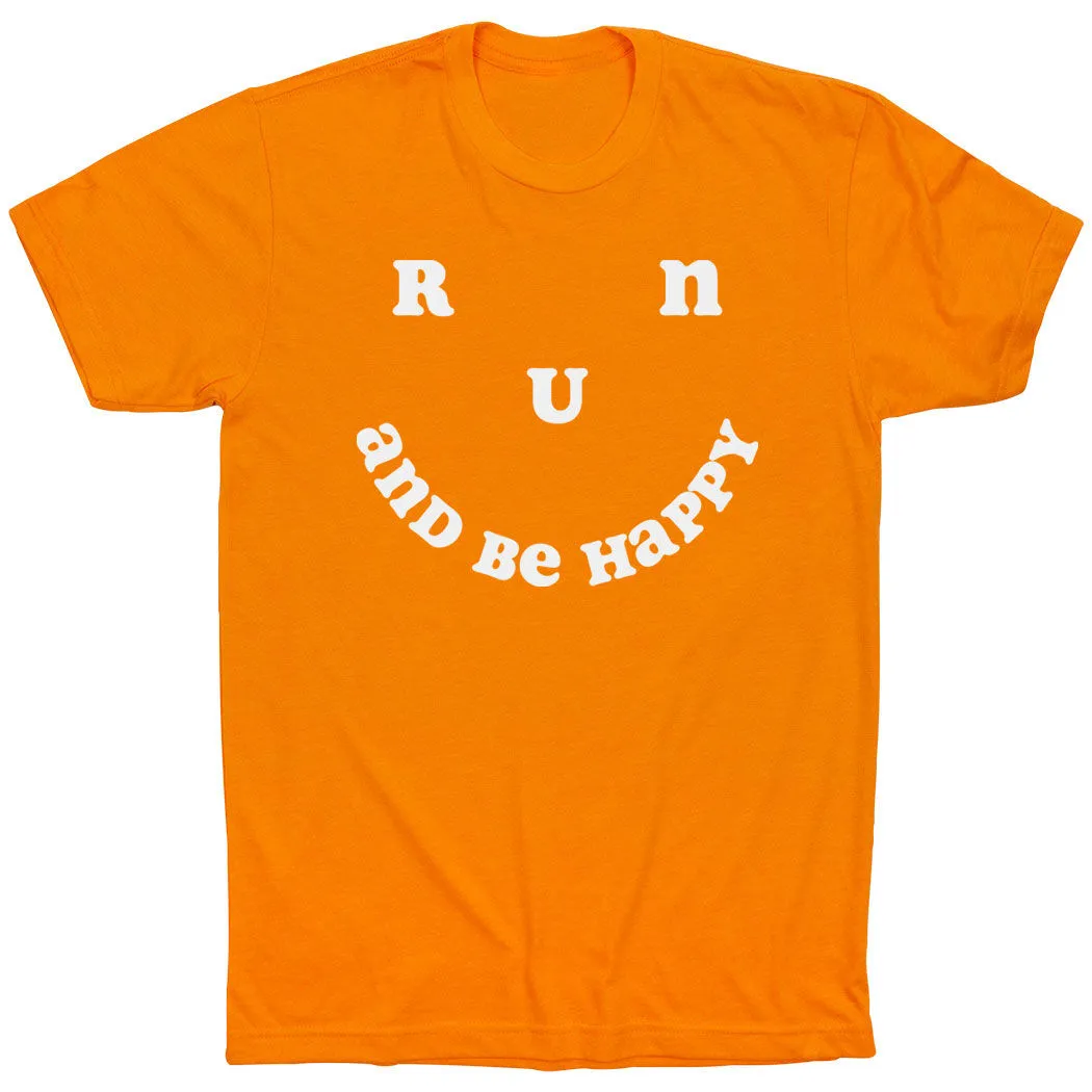Running Short Sleeve T-Shirt - Run And Be Happy 14 Running Short Sleeve T-Shirt - Run And Be Happy - Image 12