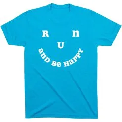 Running Short Sleeve T-Shirt - Run And Be Happy