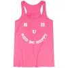Flowy Racerback Tank Top - Run And Be Happy -goneforarun Sales 2023 tr 45506 PINK MAIN