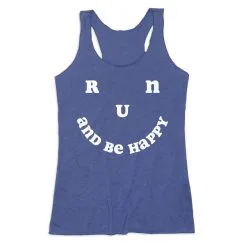 Women's Everyday Tank Top - Run And Be Happy -goneforarun Sales 2023 tr 45507 ROYAL MAIN
