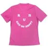 Women's Short Sleeve Tech Tee - Run And Be Happy -goneforarun Sales 2023 tr 45509 PINK MAIN