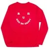 Men's Running Long Sleeve Performance Tee - Run And Be Happy -goneforarun Sales 2023 tr 45513 RED MAIN