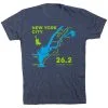 Running Short Sleeve T-Shirt - New York City Route -goneforarun Sales 2023 tr 45518 NAVY FLAT