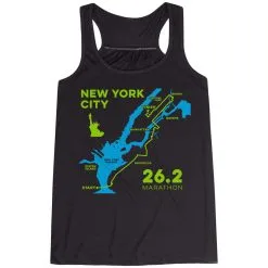 Flowy Racerback Tank Top - New York City Route