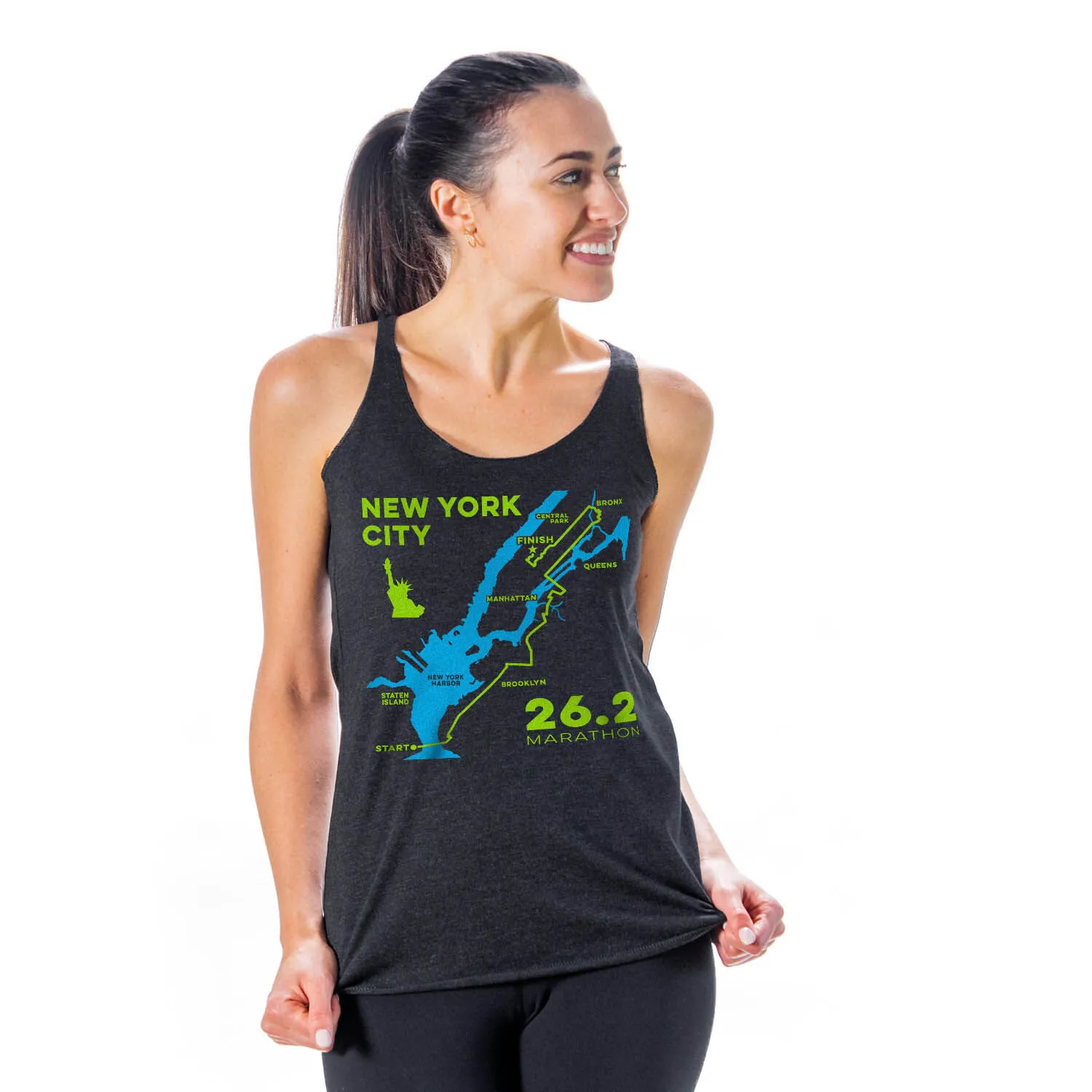 Women's Everyday Tank Top - New York City Route 4 Women's Everyday Tank Top - New York City Route - Image 2
