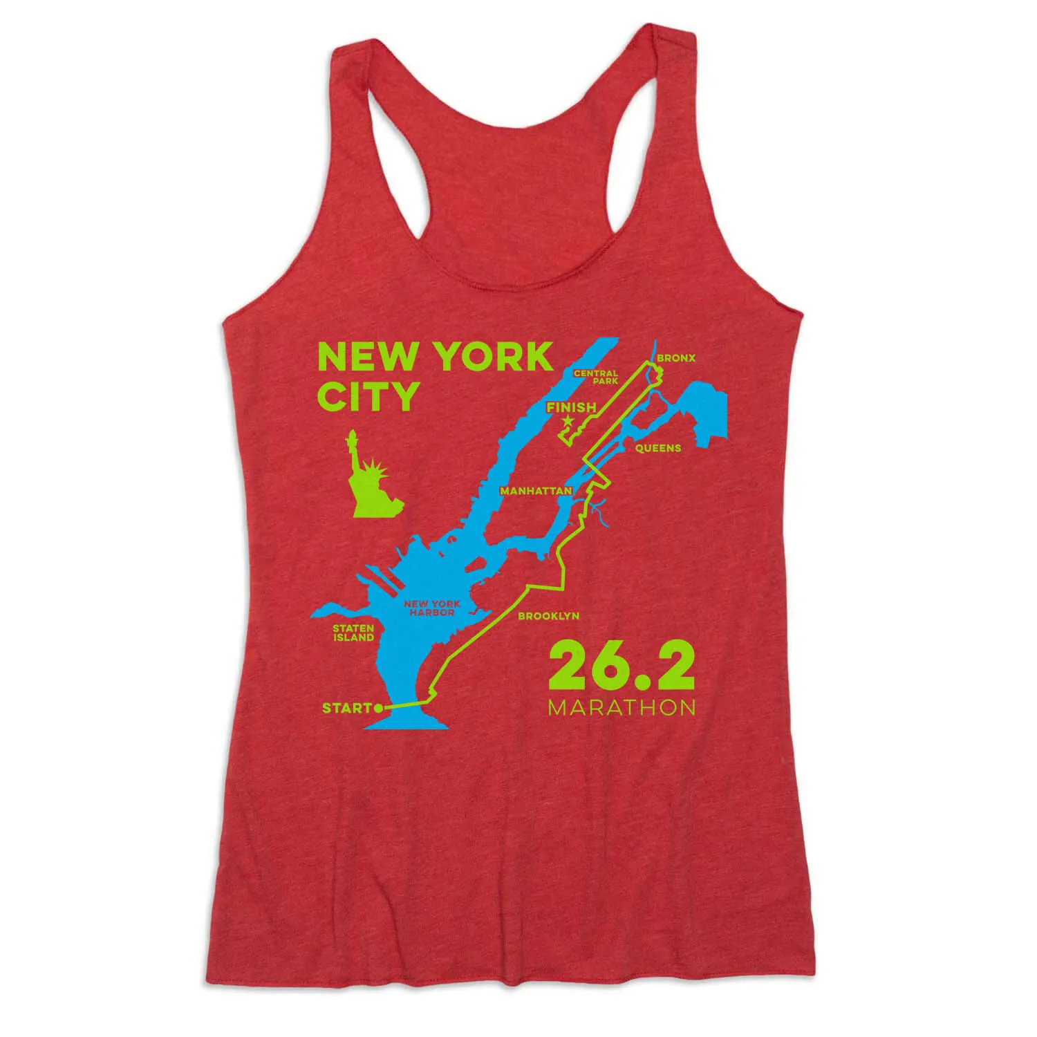 Women's Everyday Tank Top - New York City Route 8 Women's Everyday Tank Top - New York City Route - Image 6