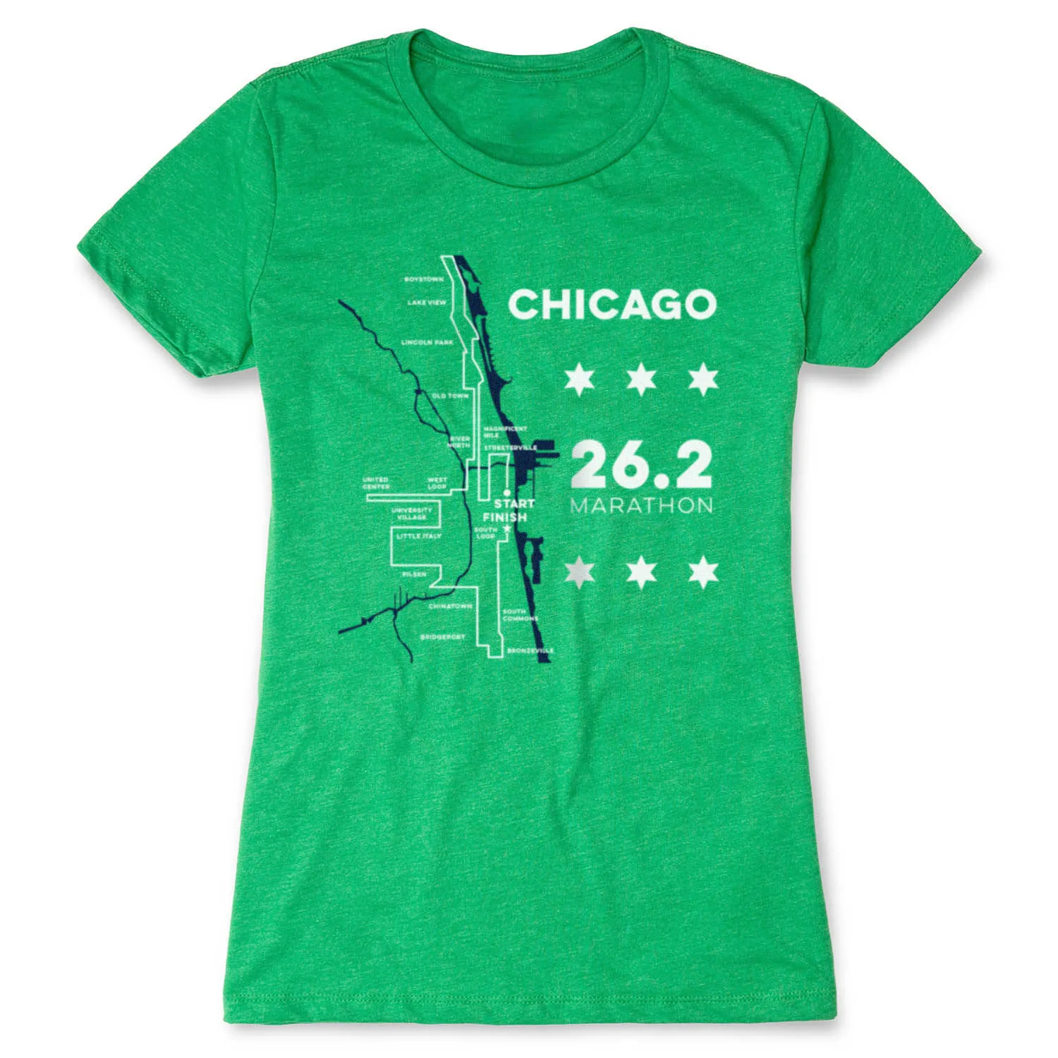 Women's Everyday Runners Tee - Chicago Route 8 Women's Everyday Runners Tee - Chicago Route - Image 6