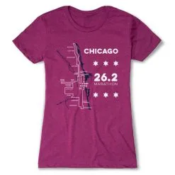 Women's Everyday Runners Tee - Chicago Route 20 Women's Everyday Runners Tee - Chicago Route -goneforarun Sales 2023 tr 45528 LUSHBERRY FLAT